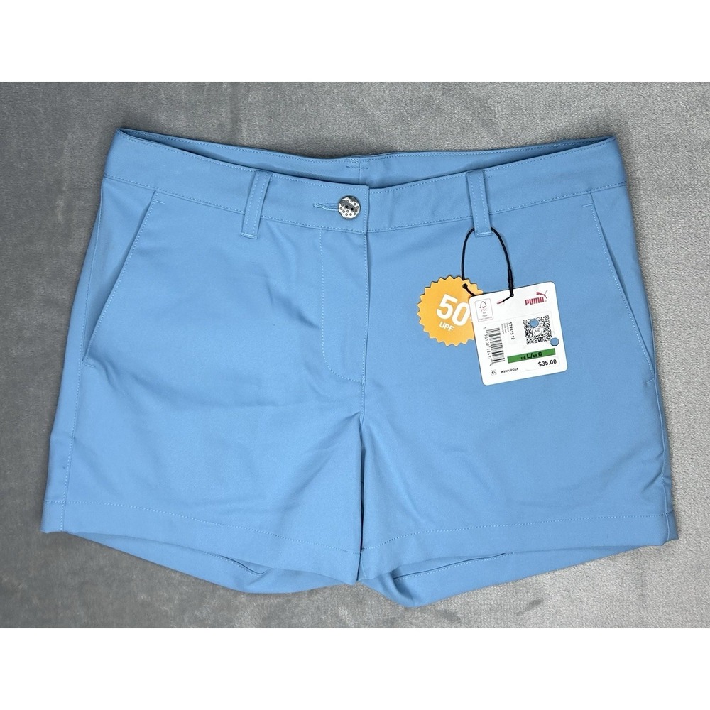 PUMA Girls Short Dusty Aqua Youth Size Large